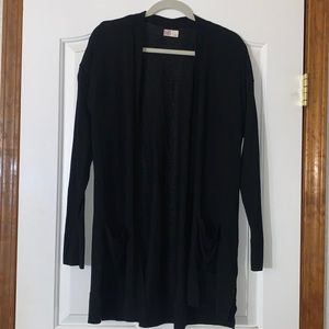 so black cardigan